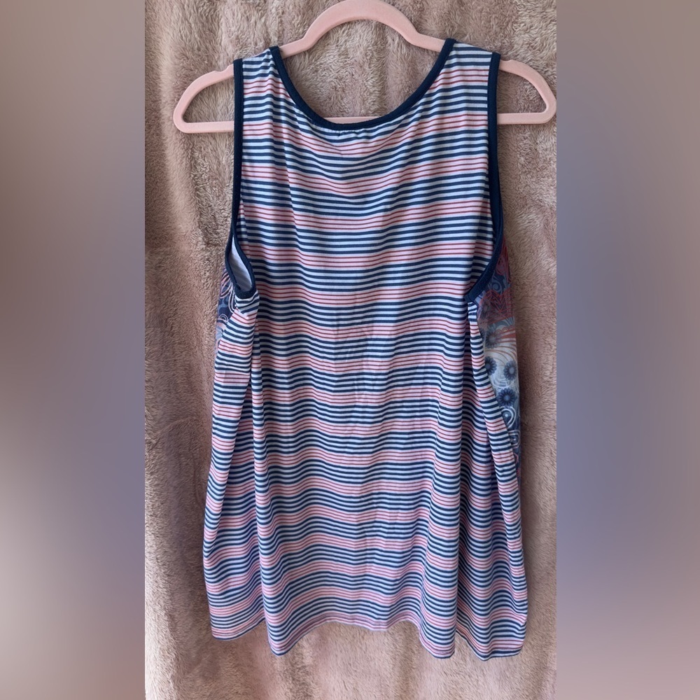 🇺🇸 Patriotic Paisley Tank | Red, White & Blue | 4th of July BBQ, Summer, XXL - Picture 3 of 3